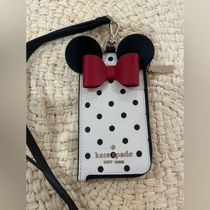 Kate Spade Minnie Mouse Disney Collector wallet and wristlet